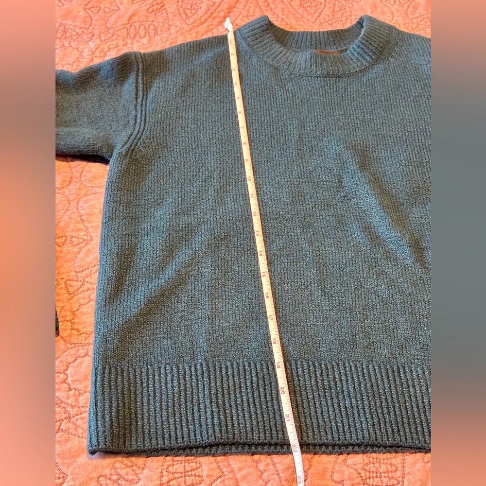 XS green blue Banana Republic crew neck sweater - Picture 7 of 12